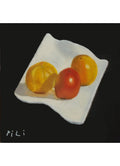 Plato Ondulado Con Citricos Y Caqui